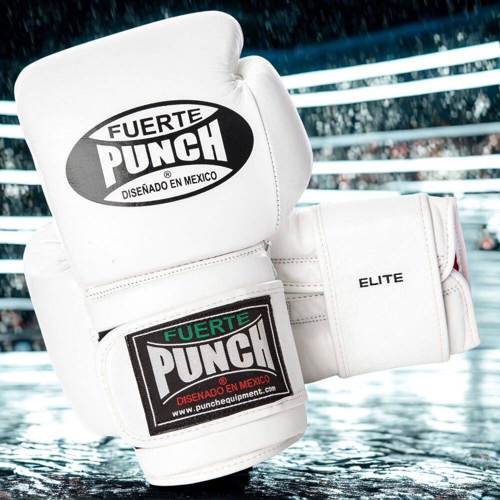 BOXING GLOVES - Mexican™ ELITE - WHITE